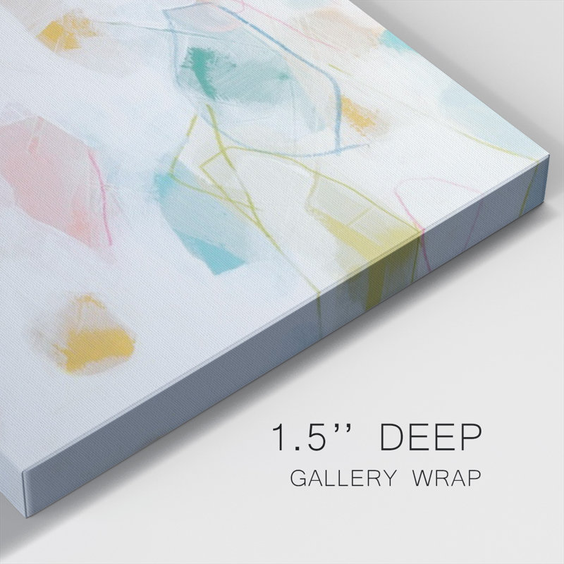 Fragmented Palette I-Gallery Wrapped Canvas, H 8 po x l 8 po x P 1,5 po