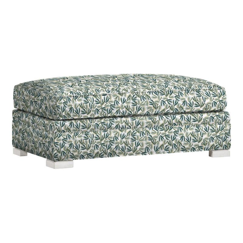 Repose-pieds et demi Nicholas, Casablanca, Perigold Palmetto Verdigris