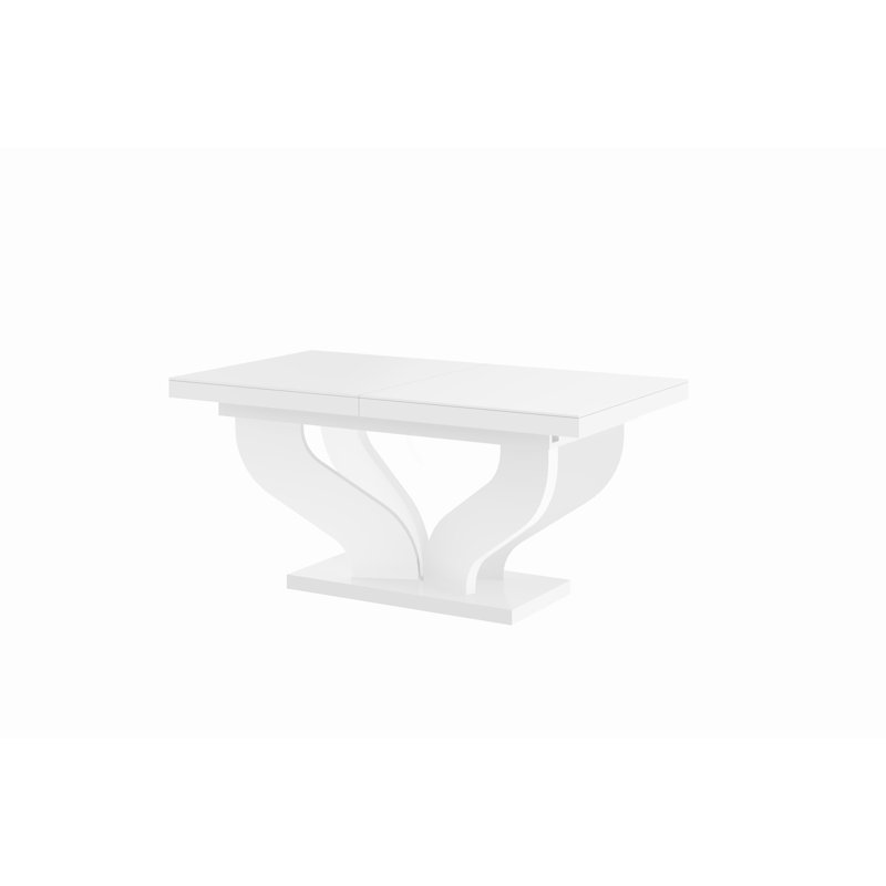 Cherysse Extendable Dining Table, White