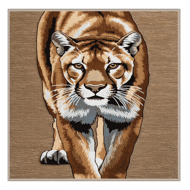  Tapis lavable Puma, Carré 3 pi