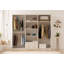 Antravia 6 Door Manufactured Wood Wardrobe