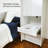 Maile High-Gloss Scratch-Resistant Murphy Bed and Storage Cabinets with Door and Pull-Out Shelf-100677290