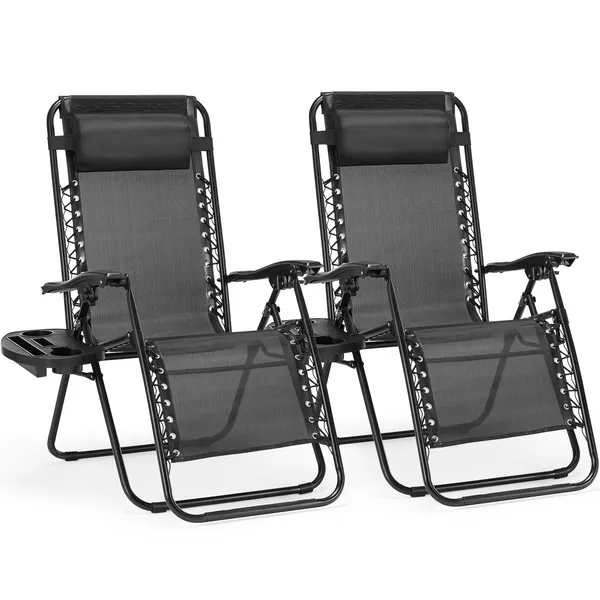 Ensemble de 2 chaises longues Zero Cravity