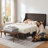 Melaya Wingback Upholstered Platform Bed Frame-629517197-640475838