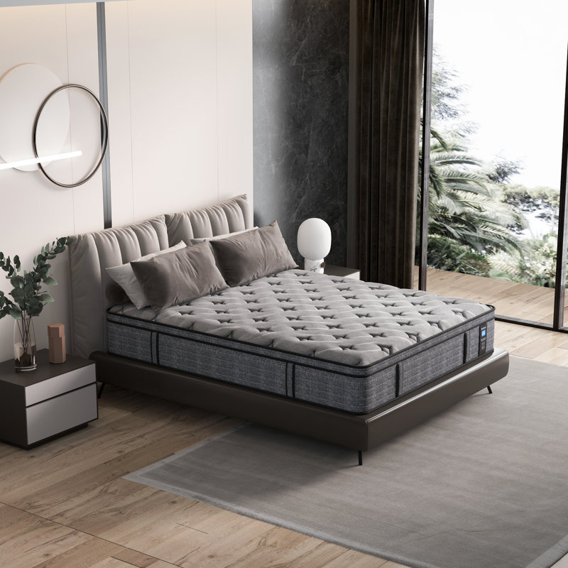Matelas hybride ferme en mousse viscoélastique 14 po pour grand lit