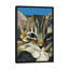 «Tabby on Blue», impression sur toile-34988101-72458132