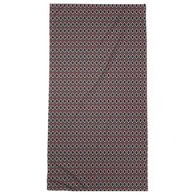 Serviette de bain à losanges géométriques