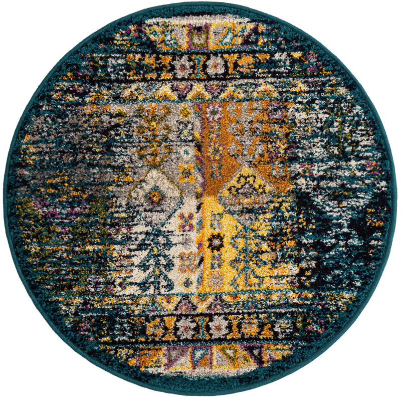 Kristen Naplate Rug, Round 3'1"