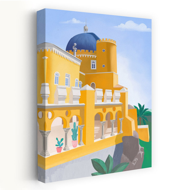 Impression d'art mural Sintra Abstract Contemporary Architecture Landscape, 24" H x 16" W