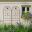 Ensemble de 2 treillis de jardin antirouille en métal 19,7 po-920892956
