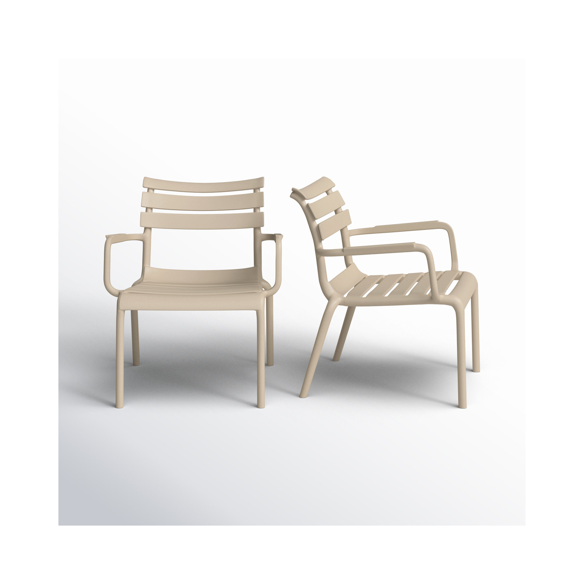 Paris Outdoor Club Chair, Taupe