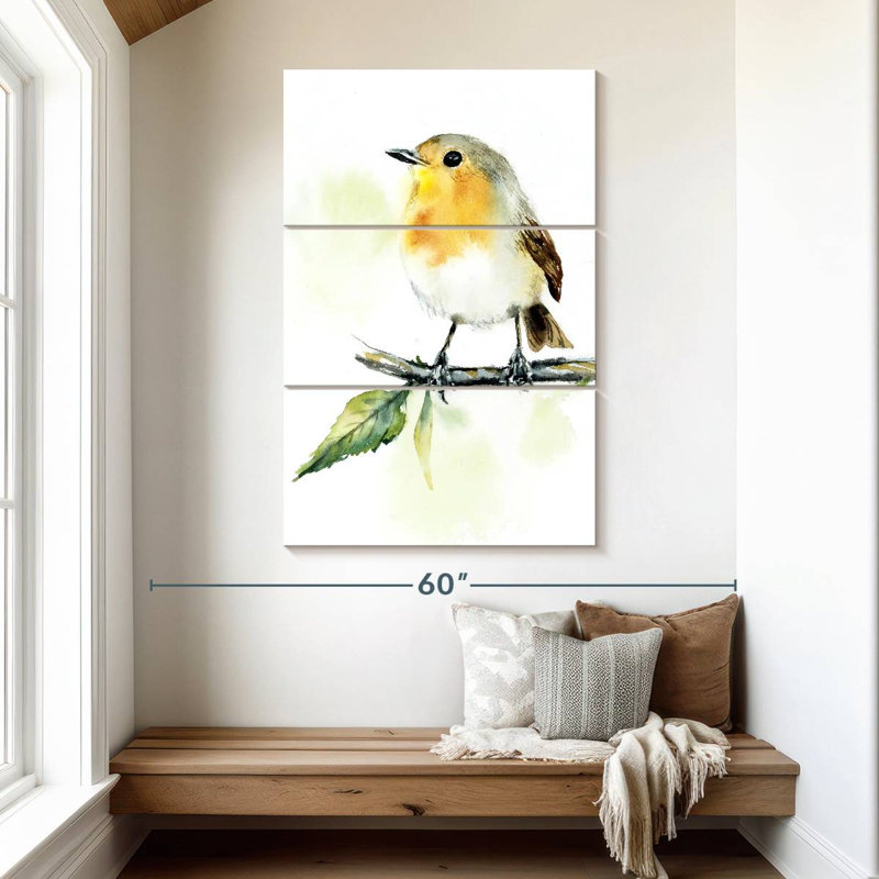 Brampt Robin Songbird, 50" H x 32" W