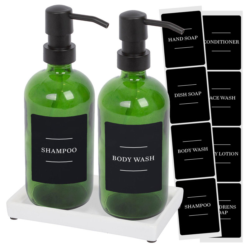Bathroom Accessory, Green/Black