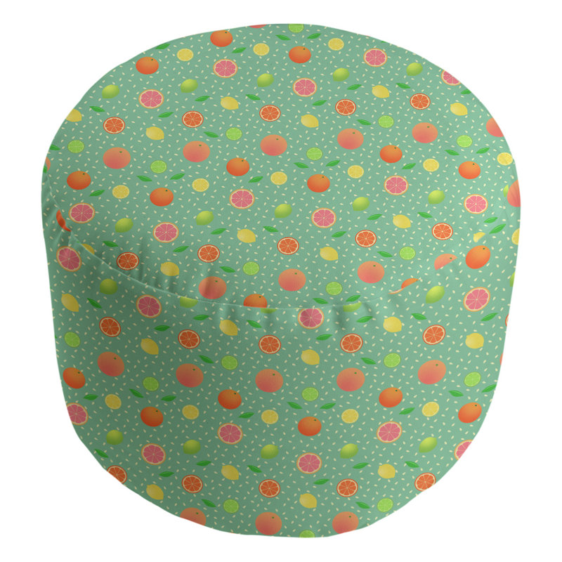 Repose-pieds Avicia, Vert / orange tigre