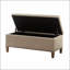 Banc de rangement touffeté à fermeture douce et confortable-976447177