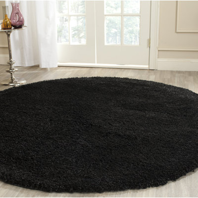 Schaeffer Solid Colour Hand Hooked Area Rug