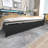 Bed Frame,Storage Headboard with Charging Station,No Box Spring Needed-1138025836-1138025751