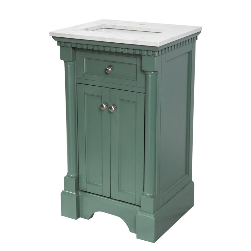 Meuble-lavabo 20 po Fossen, Vert