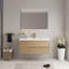Meuble-lavabo mural 48 po avec lavabo en résine et comptoir-442229803