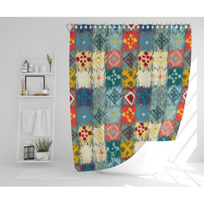 Britney Polyester Shower Curtain Set