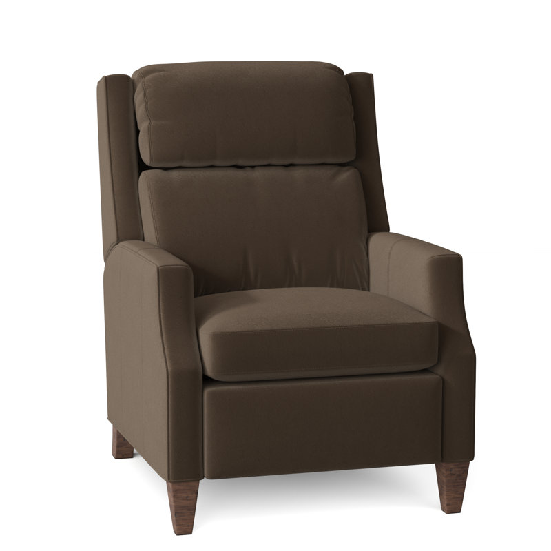 Spyglass 31" Wide Genuine Leather Standard Recliner, Tobacco, 1181 Pearl, Manual
