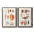 Toile avec cadre gris