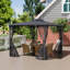 2.7m x 3.6m Metal Pergola