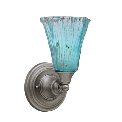 Wall Sconce With 5.5" Crystal Glass