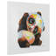 Smarty Panda, peinture sur toile tendue