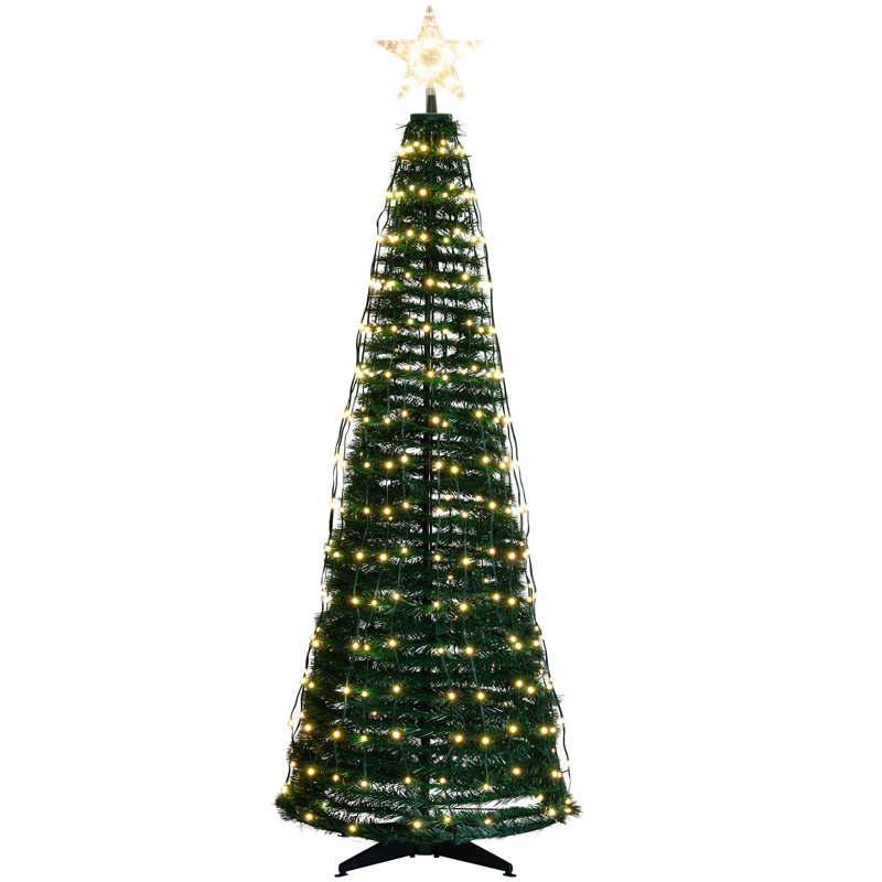 Arbre de Noël télescopique lumineux 1,8 m