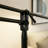 Ava 61 in. Mid-Century Modern Height Adjustable LED Floor Lamp with Fabric Drum Shade