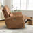 33.8" Wide Modern Comfortable Swivel And Rocker Power Recliner With USB Port (Set Of 2)-163948494