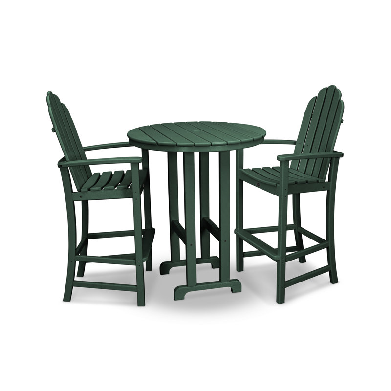 Cape Cod Round Bar Set, Rainforest Canopy, 2
