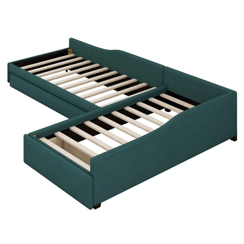 Kids Twin with Trundle, Green