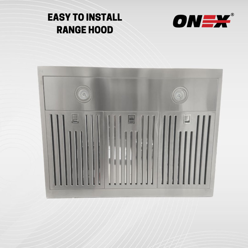 Hotte murale 30 po en acier inoxydable
