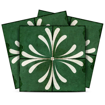 Carrelage mosaïque auto-adhésif en vinyle 8 po x 8 po (lot de 24)