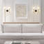 Chapman & Myers Ridgewood Bathroom Bedroom Wall Fixture With White Linen Shade-723490182-723490180-723490183