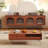 Solid wood coffee table with retro design