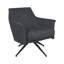 Ames 26.5" Wide Upholstered Swivel Armchair