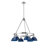 Felda 6 - Light Steel Dimmable Cone Chandelier-99998919-99998924