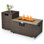 16" H x 32" W Propane Outdoor Fire Pit Table