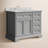 Amiri 37'' Single Bathroom Vanity with Marble Top-996955371