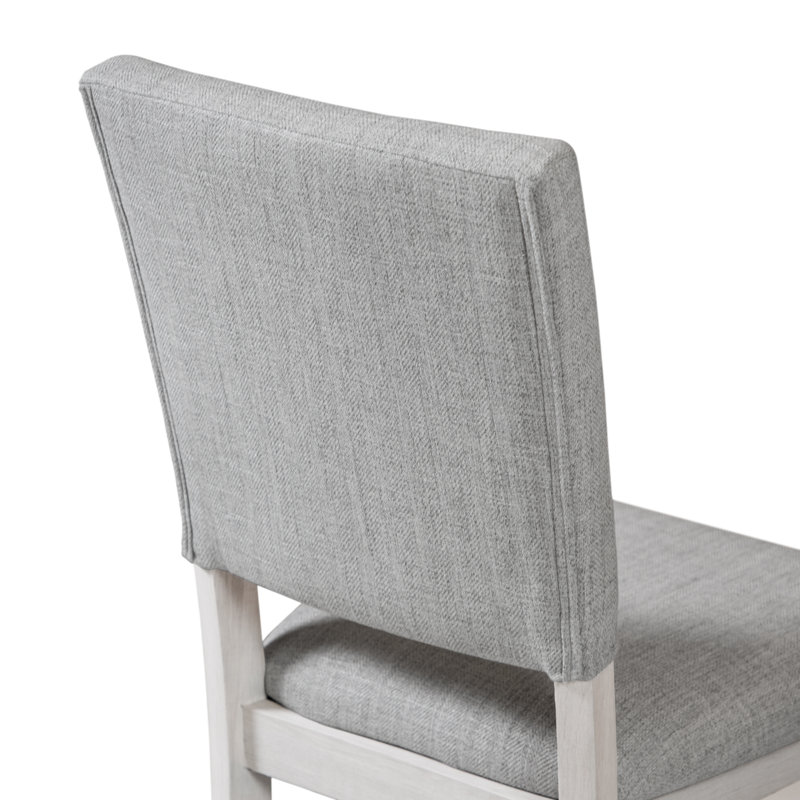 Chaise d'appoint rembourrée Trell, Gris
