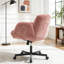 Chaise de bureau pivotante en chenille moderne avec accoudoirs réglables-1907897638