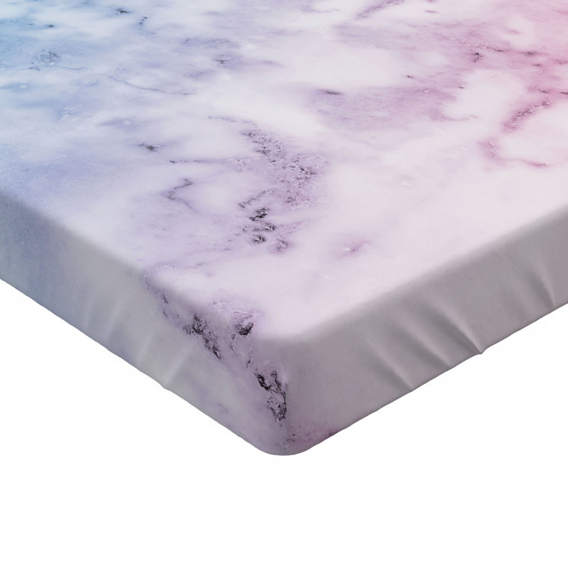 Microfiber Abstract Fitted Sheet, Queen Fitted Sheet