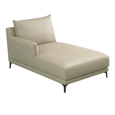 Chaise longue inclinable en similicuir