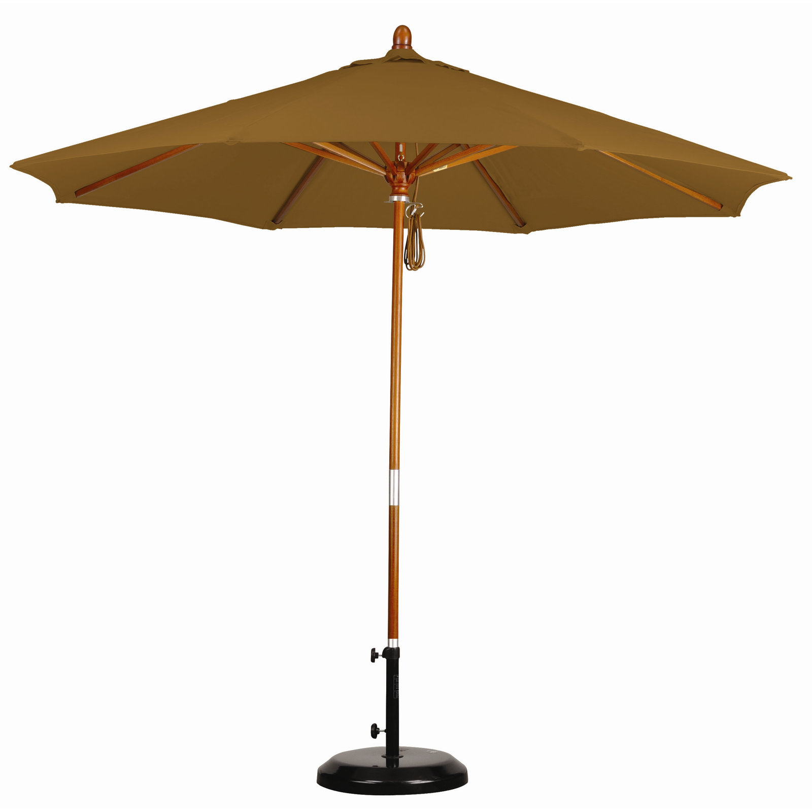 Manford 90'' Sunbrella® Outdoor Umbrella, Heather Teak Sunbrella®