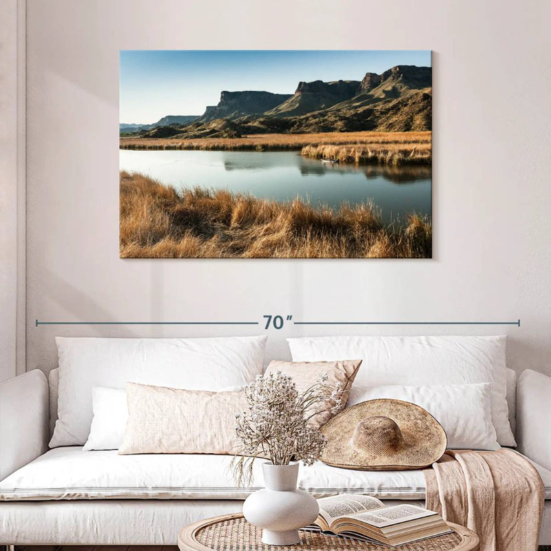 Alvord Lake Havasu Fishing, 30" H x 45" W