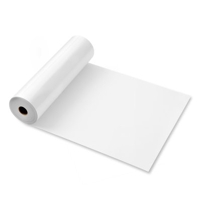 Heat Transfer Vinyl HTV Iron On Vinyl Roll 12 In X 70 Ft Glossy White