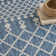 Roberge Rectangle Indoor/Outdoor Area Rug in Navy Blue